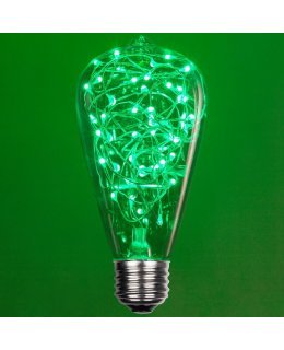 CL78446 E26 Base S64 Fairy Light GREEN LED Bulb 